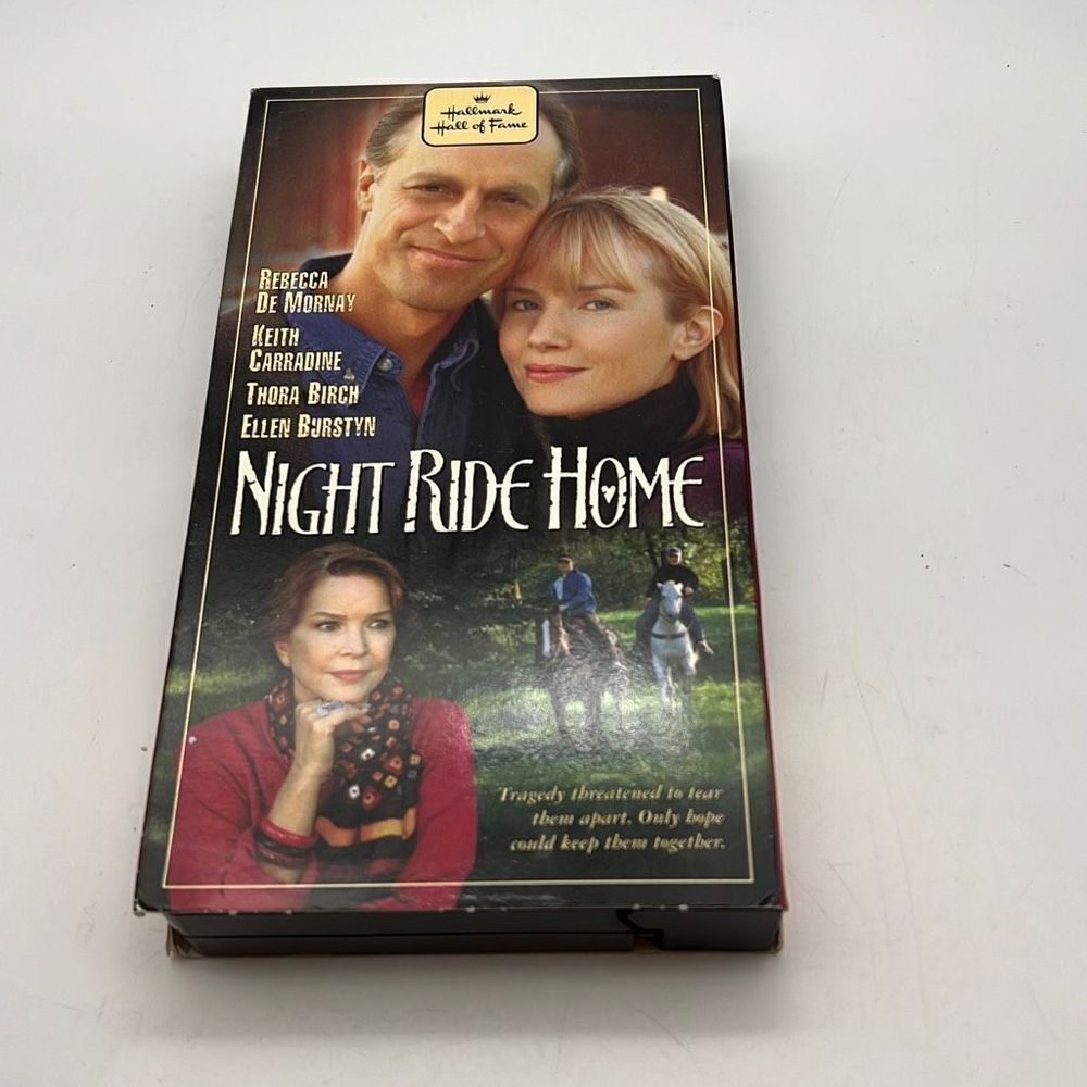 Night Ride Home VHS TV Movie Drama Rebecca‎ De Mornay Hallmark Hall of Fame